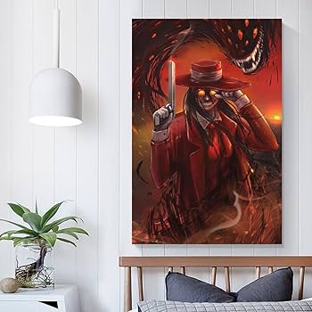 Amazon.co.jp: アニメ ヘルシング アルカード キャンバス アート